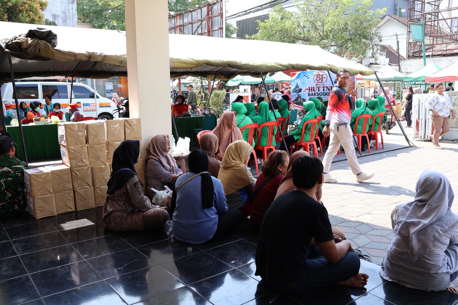 Sambut HUT ke-81 TNI, Kodim Tulungagung Gelar Bakti Sosial Kesehatan Gratis